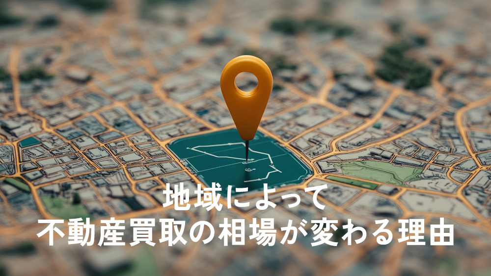 地域によって不動産買取の相場が変わる理由