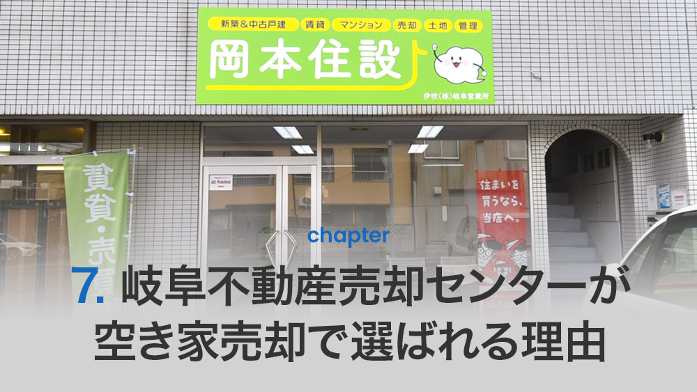 岐阜不動産売却センターが空き家売却で選ばれる理